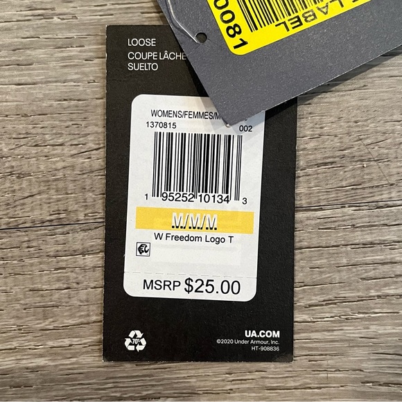 Under Armour Freedom Short Sleeve Tee (Black) - Picture 6 of 7